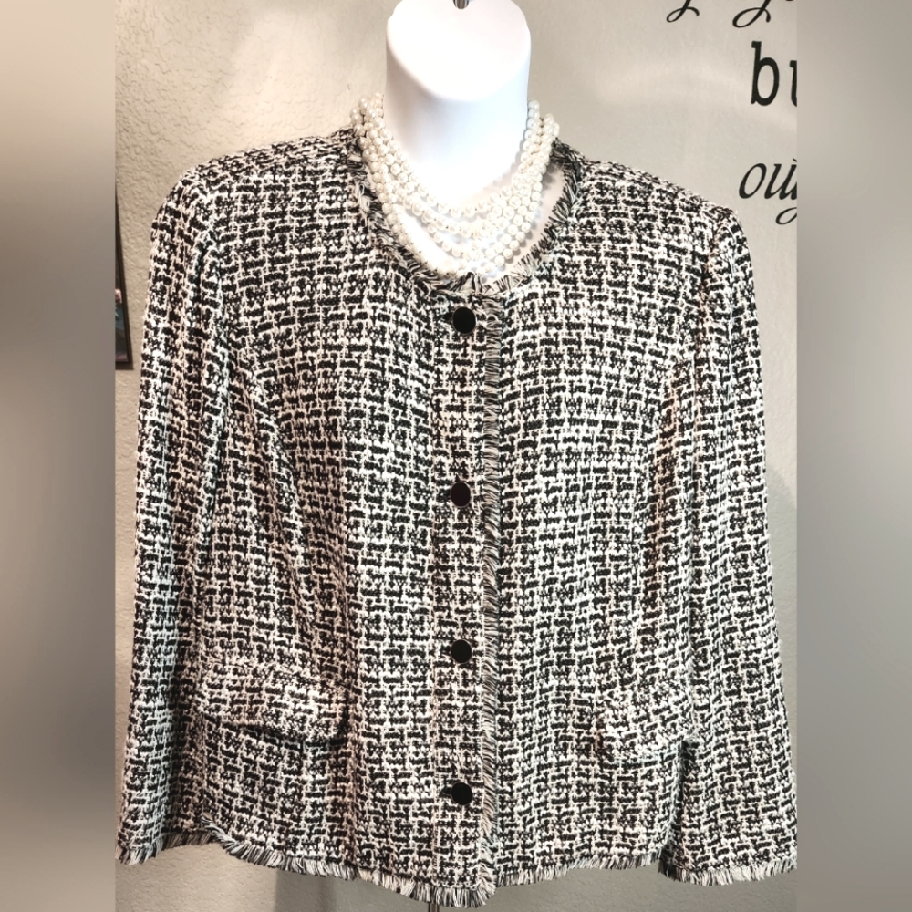 Lane Bryant Tweed Blazer